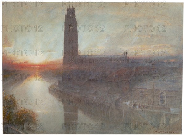 Boston', 1907. Artist: Albert Goodwin