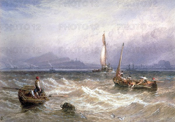 Seascape', 19th century. Creator: Birket Foster.