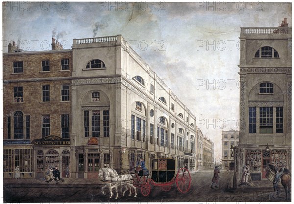 Street scene in Westminster, London, c1790. Artist: Anon