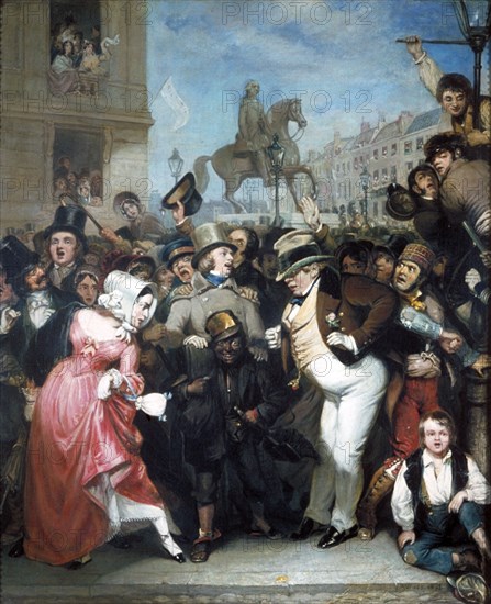 'The Crowd', 1847. Artist: Robert William Buss