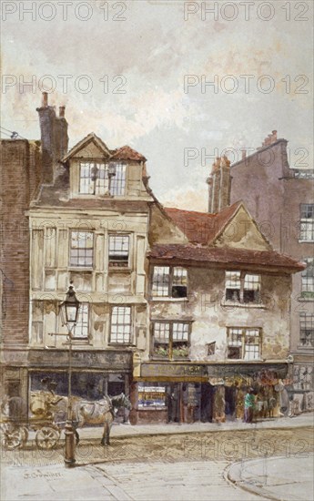 View of nos 87-89 Drury Lane, Westminster, London, c1880. Artist: John Crowther