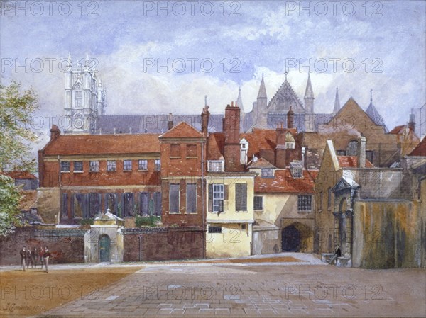 Ashburnham House, Westminster, London, 1880. Artist: John Crowther