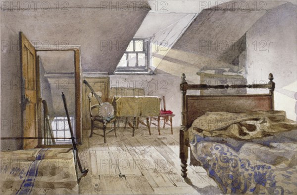 Interior view of Marshalsea Prison, Borough High Street, Southwark, London, 1887. Artist: John Crowther