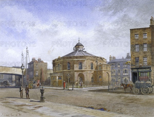 Surrey Chapel, no 196 Blackfriars Road, Southwark, London, 1881. Artist: John Crowther