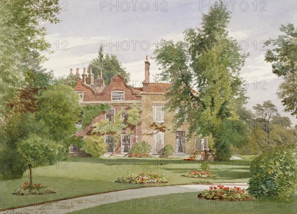 Side view of Raleigh House, Brixton Hill, Lambeth, London, 1887. Artist: John Crowther