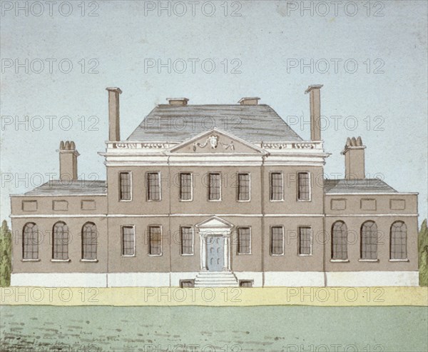Barn Elms, Barnes, Richmond upon Thames, London, c1820. Artist: J Edwin Oldfield