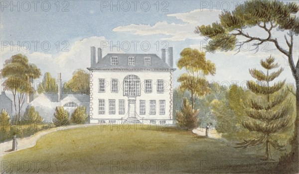 Mitcham Hall, Mitcham, Surrey, 1825. Artist: G Yates