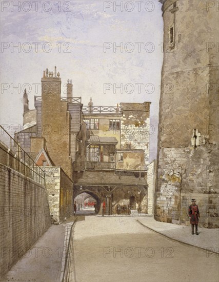 Tower of London, Stepney, London, 1883. Artist: John Crowther