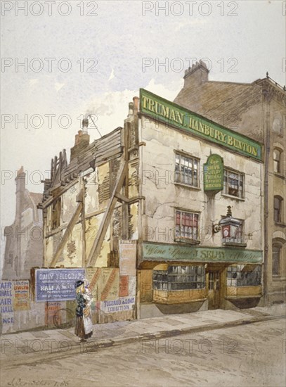 The Sieve public house, Church Street, Minories, London, 1886. Artist: John Crowther