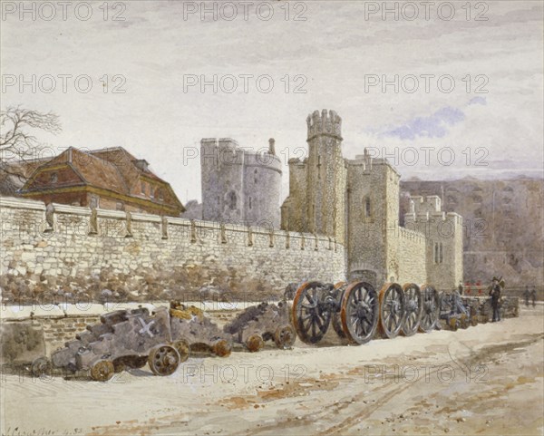 Tower of London, Stepney, London, 1883. Artist: John Crowther