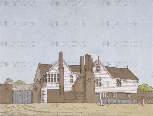 View of Hyde House in Plaistow, Newham, London, c1800. Artist: Anon