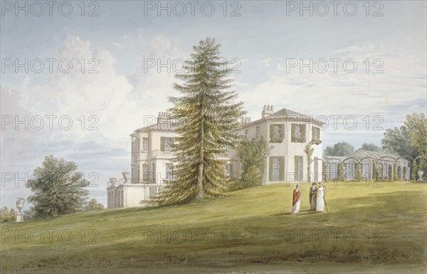 South-west view of Bromley Hill, Bromley, Kent, 1815. Artist: John Buckler
