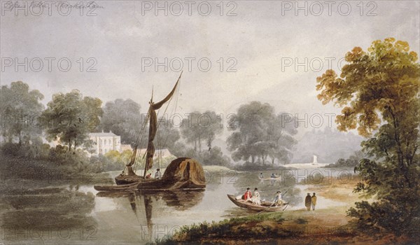 Pope's Villa, Twickenham, Middlesex, c1820. Artist: Anon