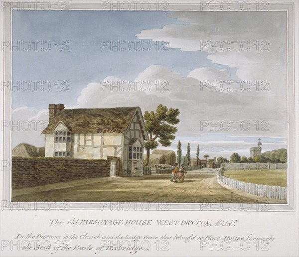 Parsonage House, West Drayton, Middlesex, c1790. Artist: Anon