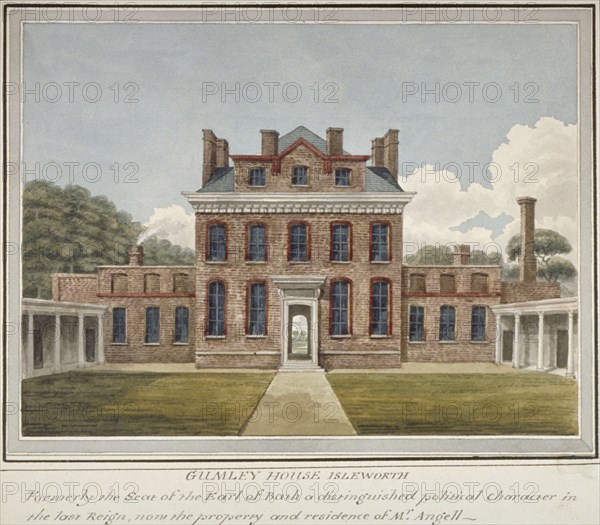 Gumley House, Twickenham Road, Isleworth, Middlesex, c1800. Artist: Anon