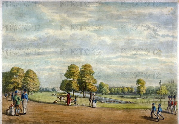 St James's Park, Westminster, London, 1826. Artist: Anon