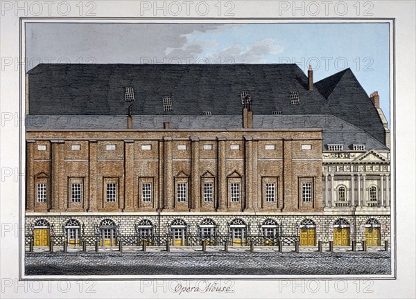 The King's Theatre, Haymarket, Westminster, London, 1807. Artist: Charles Tomkins