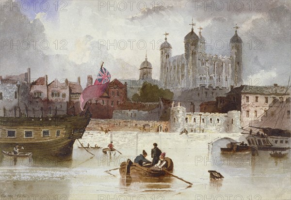 Tower of London, c1800. Artist: Thompson