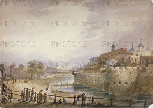 Tower of London, c1840. Artist: George B Campion