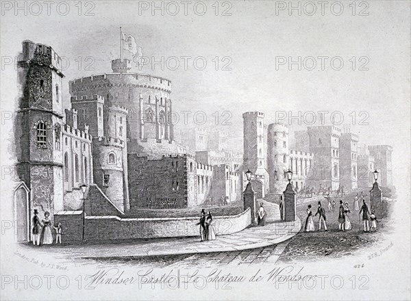 Windsor Castle, Berkshire, c1860 Artist: Anon