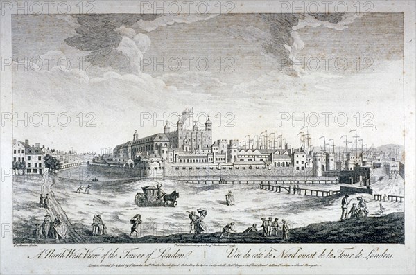 Tower of London, 1753. Artist: Anon