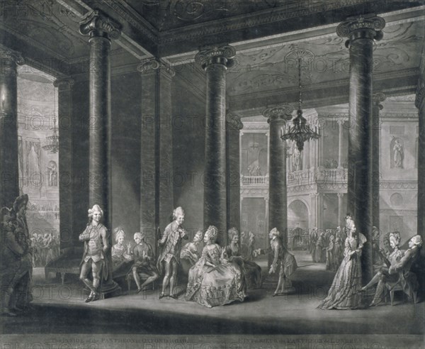 Interior of the Pantheon, Oxford Street, Westminster, London, 1772. Artist: Richard Earlom