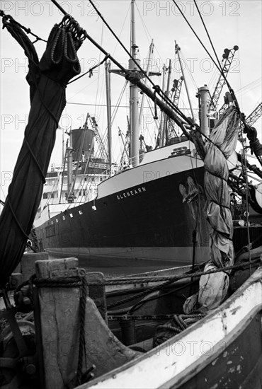 Glenearn' at King George V Dock, Canning Town, London, c1945-c1965