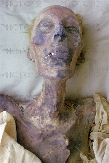 Mummy of Rameses II, Cairo Museum, Egypt. Artist: Tony Evans