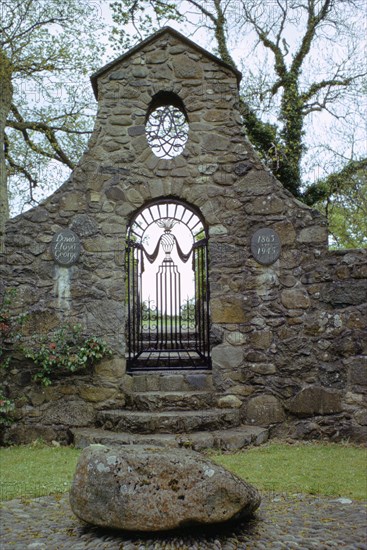 Grave of David Lloyd George, Welsh politician, Llanystumdwy, Gwynedd, Wales. Artist: Tony Evans