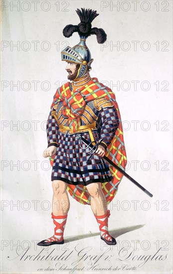 Archibald Douglas, 4th Earl of Douglas, medieval Scottish nobleman and soldier. Artist: Tony Evans