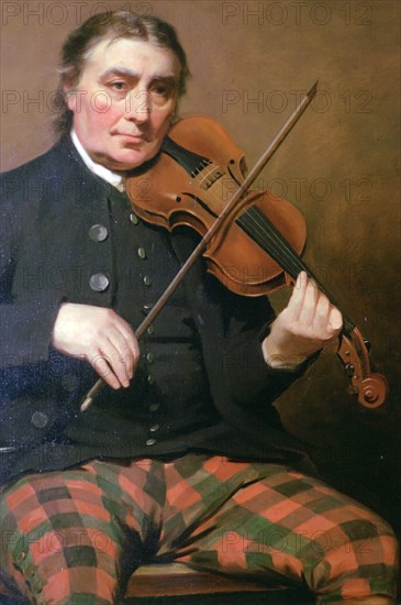 Portrait of Niel Gow, Blair Castle, Blair Atholl, Perthshire, Scotland. Creator: Tony Evans.