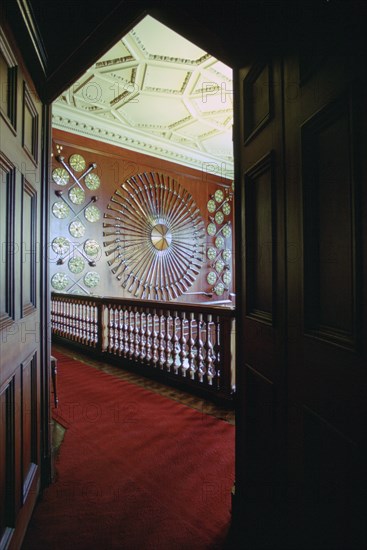 Entrance hall, Blair Castle, Blair Atholl, Perthshire, Scotland. Artist: Tony Evans