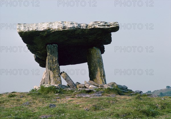 Dolmen, the Burren, County Clare, Ireland. Artist: Tony Evans