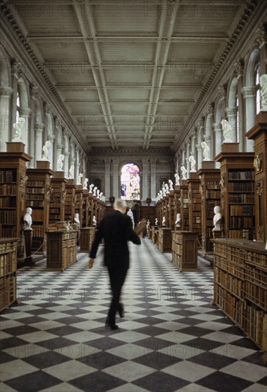 Wren Library, Trinity College, Cambridge University, Cambridgeshire, 1967. Artist: Tony Evans