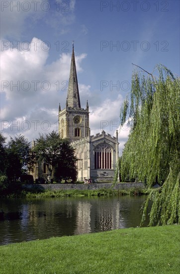 Holy Trinity Church, Stratford-upon-Avon, Warwickshire, 1983. Artist: Tony Evans