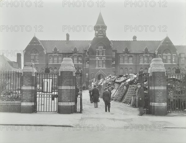 Hackney Downs School, London, 1941. Artist: Unknown.