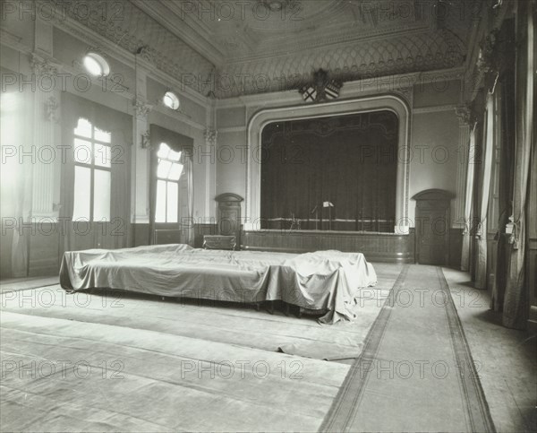 Theatre, Bethlem Royal Hospital, London, 1926. Artist: Unknown.