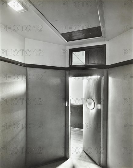 Padded room, Saint Ebba's Hospital, Surrey, 1938. Artist: Unknown.