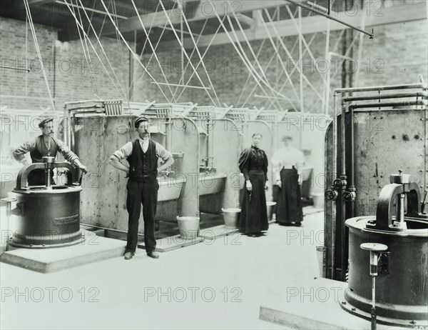 Boundary Street Area Laundry, Bethnal Green, London, 1897. Artist: Unknown.