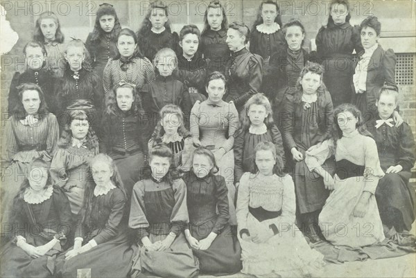 Class photograph, Bloomfield Road Girls School, Plumstead, London, 1891. Artist: Unknown.