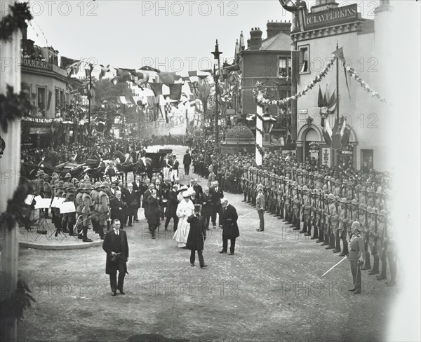 Official Opening of the Rotherhithe Tunnel, Bermondsey, London, 1908. Artist: Unknown.