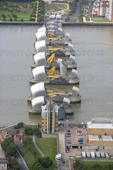 Thames Barrier, Woolwich Reach, London, 2006