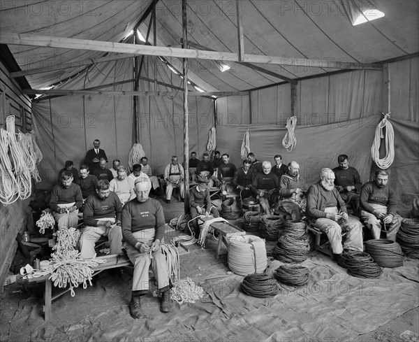 Munitions production, Burnham on Crouch, Essex, September 1915