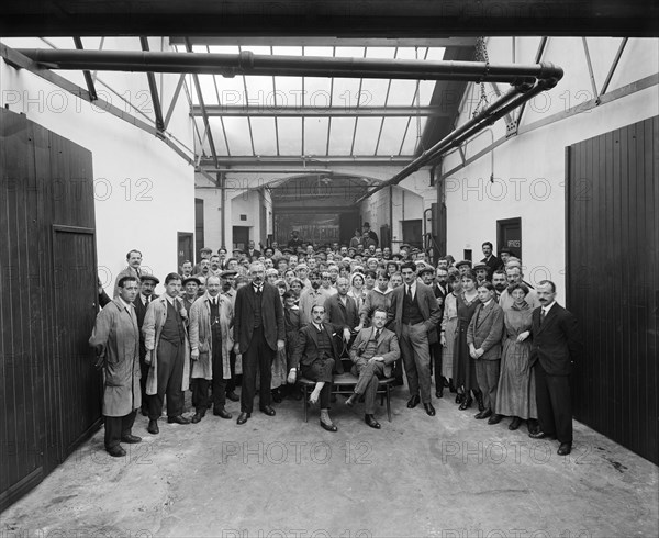 Belgian Munition Works, Clevedon Road, Barnes, Richmond, London, September 1918