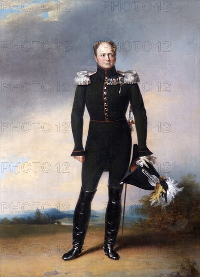 Portrait of Tsar Alexander I of Russia, 1825