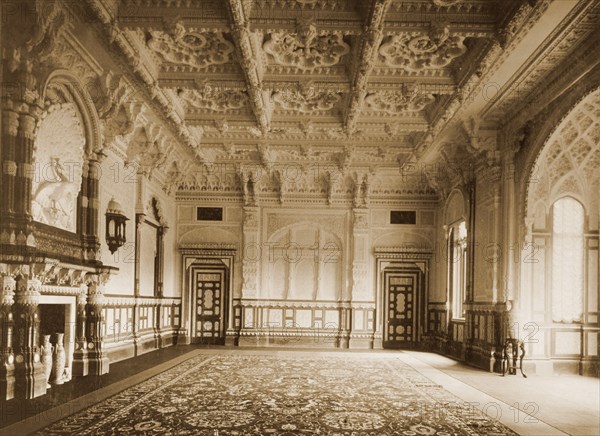 Indian Durbar Room, Osborne House, Isle of Wight, 28 July 1892