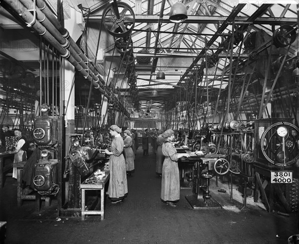 The Birmingham Small Arms factory, Small Heath, Birmingham, February 1917