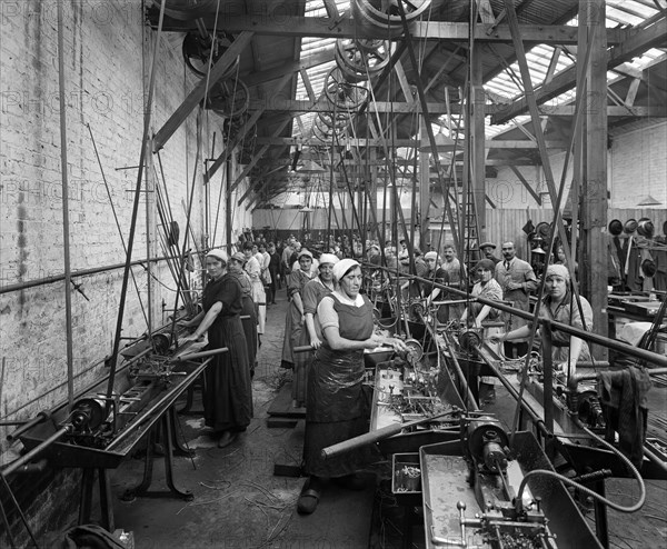 Belgian Munition Works, Clevedon Road, Barnes, Richmond, London, September 1918