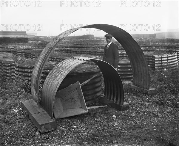 Ministry of Munitions Surplus Store, Canning Town, London, January 1919