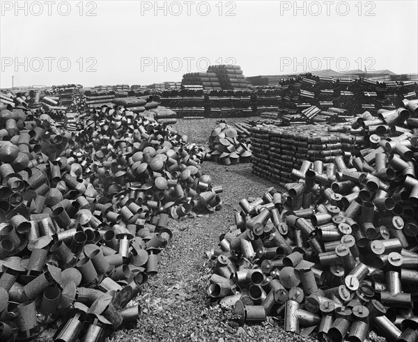 Ministry of Munitions Surplus Store, Canning Town, London, January 1919